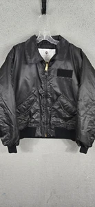 Rothco Flyers Jacket Men M Black Intermediate USAF Military CWU-45P - Picture 1 of 8