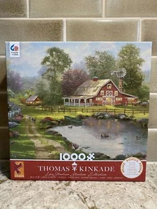 Thomas Kinkade Ceaco Puzzle 2020 1000 Teile Red Barn Retreat Neu in OVP - Bild 1 von 1