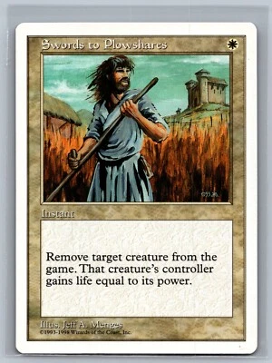 Magic The Gathering Anthologies Swords to Plowshares MTG TCG CCG - Image 1 of 2