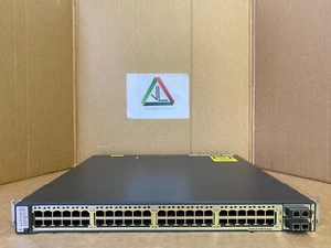 Cisco 3750-E Series with 2x X2-10GB-SR Modules Cisco WS-C3750E-48TD (Inc VAT) - Picture 1 of 8