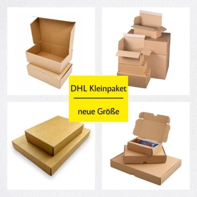 MA-VERPACKUNGEN DHL Kleinpaket Faltschachtel Versandkarton DHL Klein Paket (verschiedene Größen)