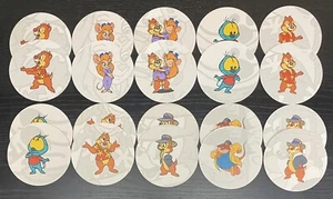 Lot Of 20 Chip 'n Dale Cartoon 4’’ Round Cardboard Coasters Nice Gift Idea - Picture 1 of 1