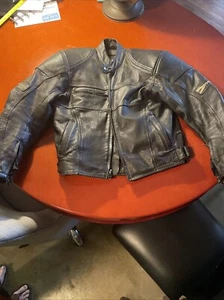 Joe Rocket Leather Motorcycle Jacket Size 42 - Picture 1 of 10