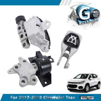 3PCS Engine Motor & Trans Mount Set For 2017-2018 Chevrolet Trax 1.8L Automatic - Image 1 of 4