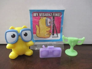 Lost Kitties Sparkle Time Purple Radio Green Trophy Series 2 Cat Figure - Picture 1 of 1