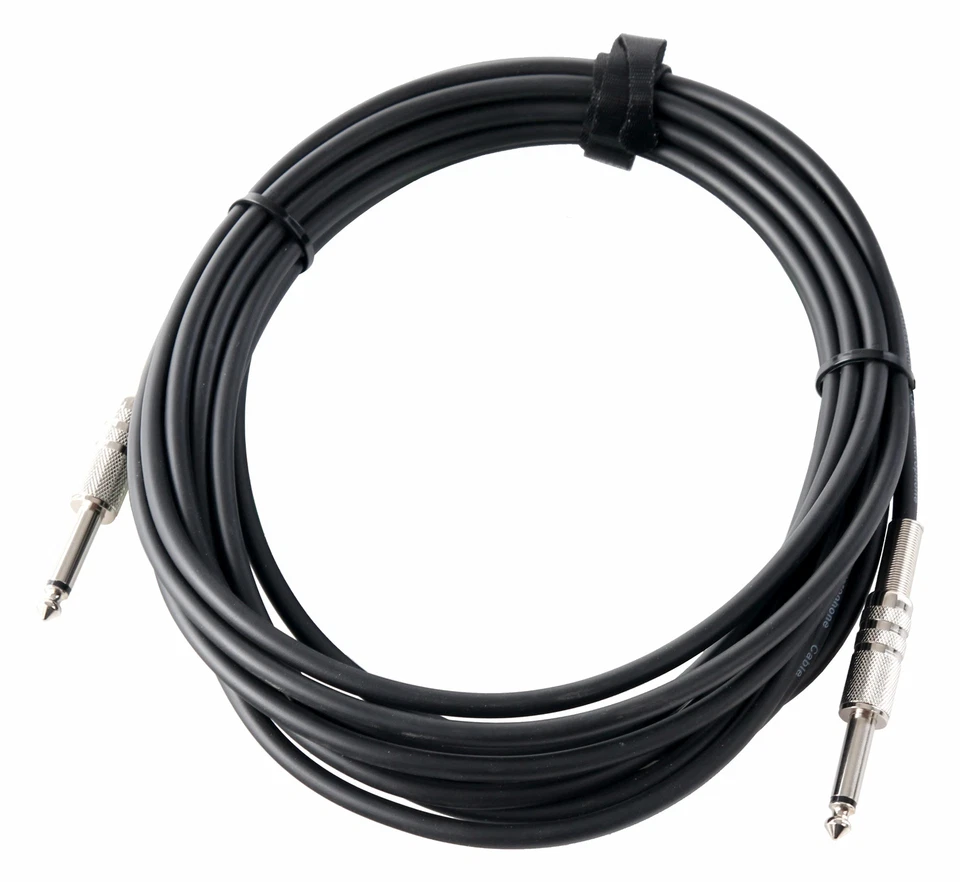 PRONOMIC 6m Instrumenten Kabel E-Gitarre Kabel Klinken Kabel Anschlusskabel Metallstecker