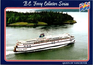 Postcard British Columbia BC Ferry Queen of Vancouver - Picture 1 of 2