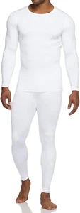 Men'S Thermal Underwear, Microfiber Soft Fleece Lined Long Johns, Winter Warm Ba - Picture 1 of 12