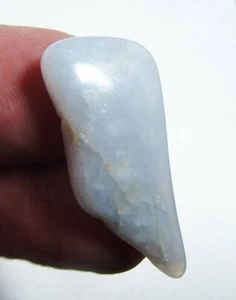 2,7 grammes AUTHENTIQUE AGATE BLEUE D'ELLENSBURG, BLEU MOYEN #87 - Photo 1/3