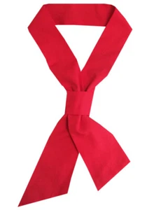 Red Chef Necktie Kitchen Chef Necktie Restaurant Chef Necktie Chef Uniforms - Picture 1 of 5