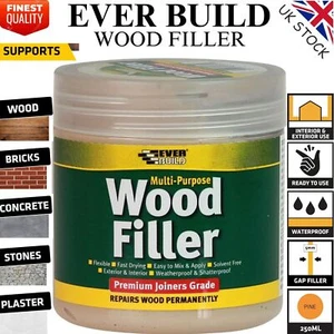 Everbuild Multi-Purpose All Wood Colour Filler Light & Dark Oak 250 Ml Interior - Picture 1 of 12