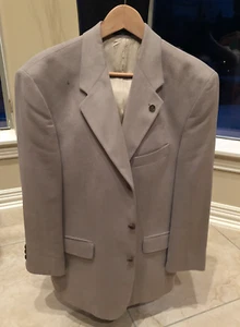 Brandini le Collezioni Grau/Beige Herren Anzugjacke Größe: 40 S - Bild 1 von 8