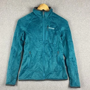 Patagonia Jacket Womens S Blue Fleece Full Zip Polyester Outdoors Camping Hiking - Picture 1 of 11