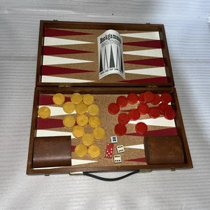 vintage Drueke Bluechip company Bakelite backgammon set board - Picture 1 of 7