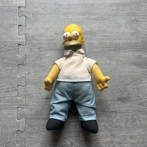 Vintage 1990 Homer Simpson Plush Doll 20th Century Fox Matt Groening Toy 11 in - Picture 1 of 8