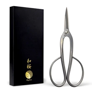 Yasugi Stainless Steel Made in Japan Ashinaga Bonsai Scissors 8" (200 mm), Pr... - Bild 1 von 6