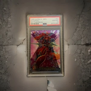 95 Ultra X-MEN Deadpool ALL CHROMIUM #51 GEM MINT PSA 10 Low Pop** - Bild 1 von 3