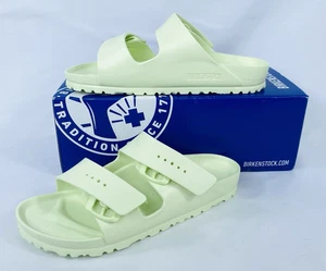 Birkenstock Arizona Essentials Eva Sandalen/Schuhe - Größe 6/6,5 - Faded Lime - Neu mit Karton - Bild 1 von 12