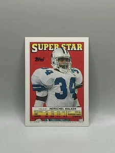 1988 Topps Super Star Sticker HERSCHEL WALKER #44 Dallas Cowboys NM B2 - Picture 1 of 3