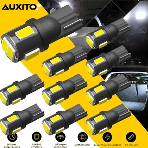 10PCS 2825 T10 LED Interior Dome Map Light Bulb 168 Canbus License 158 W5W - Picture 1 of 9