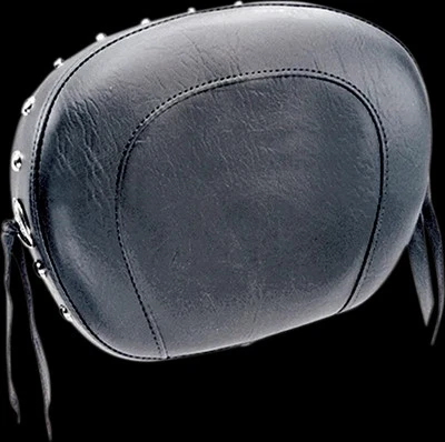 Mustang Blk Studded Medallion Sissy Bar Pad 12x 9 Dyna Super Glide T-Sport 01-03 Foto 1 de 4