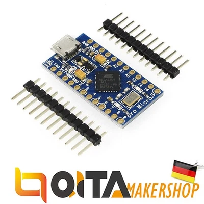 Pro Micro kompatibel ATmega32U4 5V Micro USB Board Arduino 16MHz Leonardo  - Bild 1 von 4