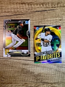 Lote de 2 RC Ke’bryan Hayes Bowman cromados - Imagen 1 de 6