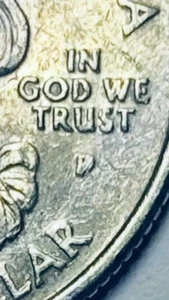 💥 2003 P Arkansas State Quarter Rare Double Filled Mint Mark ERROR - Picture 1 of 5