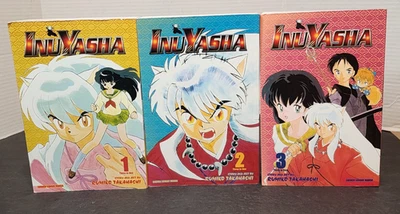 INUYASHA VIZBIG BIG EDITION ENGLISH MANGA VOLUMES 1-3 OMNIBUS VIZ MEDIA **G2VGC* - Image 1 of 3