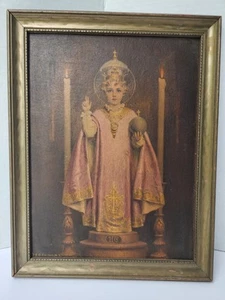 C. Bosseron Chambers Framed Print of The Miraculous Infant of Prague Catholic  - Picture 1 of 2