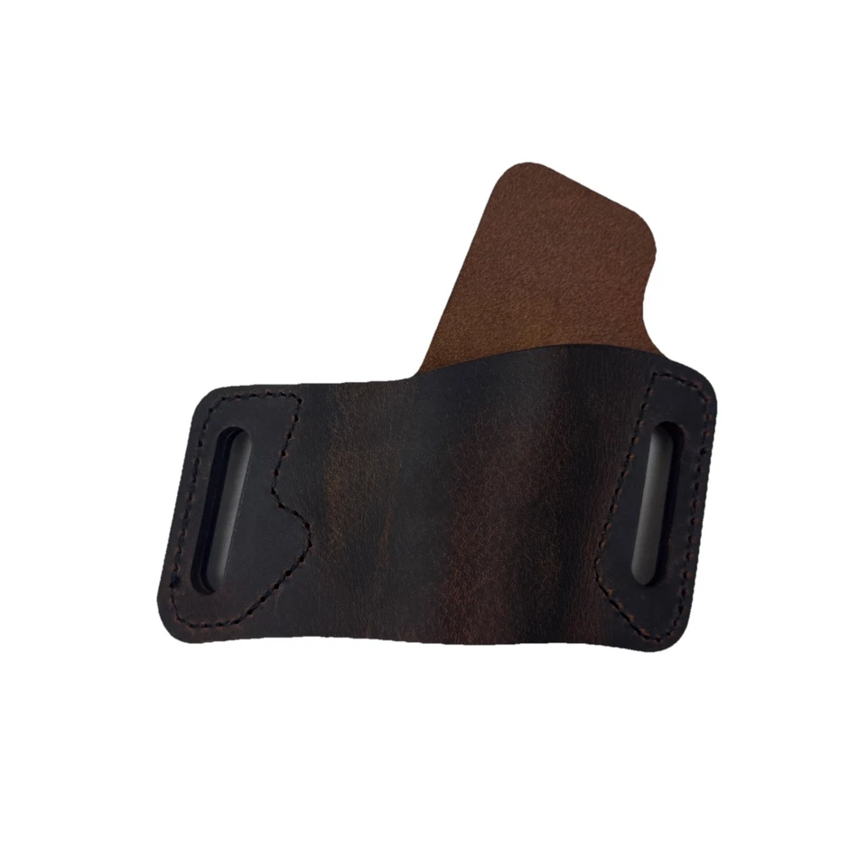 Funda de transporte Versa OTW compatible con 1911 y micro cuero marrón para mano derecha - WBOWB22 Foto 1 de 4