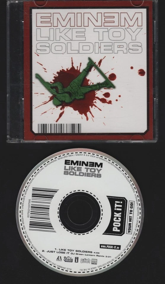 EMINEM - LIKE TOY SOLDIERS - 2 TRACK POCK IT CD - 3" INCH - © 2004 - Bild 1 von 1