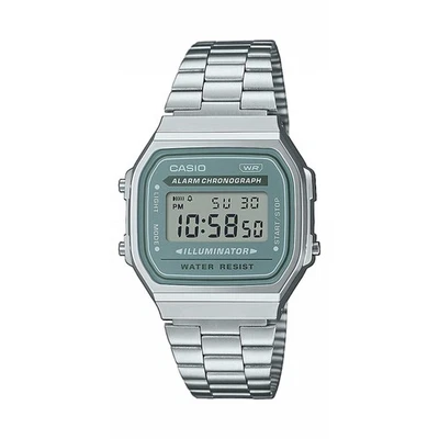 Casio Vintage Argento Orologio Unisex trendy cod. A168WA-3AYES - Immagine 1 di 2
