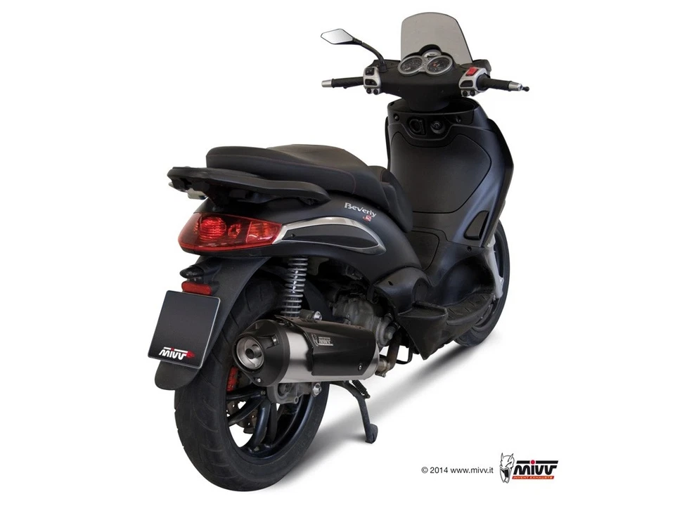 TERMINALE DI SCARICO MIVV URBAN INOX PIAGGIO BEVERLY 250 2004 2005 2006 2007 - Immagine 1 di 1