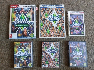 Die Sims 3 und Sims 3 Erweiterungspacks Konvolut PC DVD-ROM inkl Bücher/Anleitungen/Cheats - Bild 1 von 4