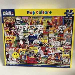 Puzzle 1000 pezzi cultura pop montagna bianca - Foto 1 di 2
