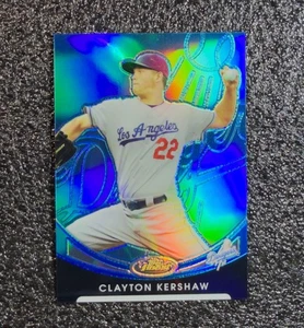 2010 Topps Finest - Clayton Kershaw Blue Refractor /299 Dodgers Color Match #106 - Picture 1 of 2