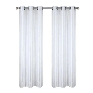 RT Designer Collection Nancy Grommet Panel 54" x 95" White - Picture 1 of 6