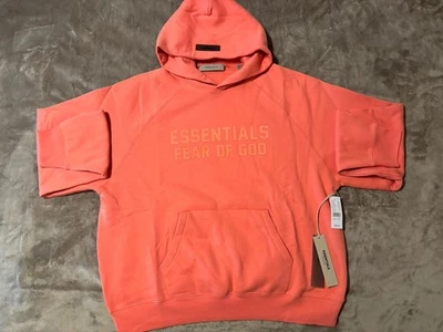 NEW Fear of God Essentials Coral Hoodie Size Medium 100% Authentic ✅ - Image 1 of 4