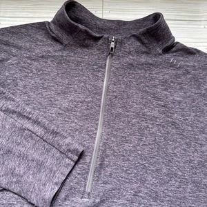 Pullover Lululemon Mujer XL Gris Media Cremallera Atlético Correr Luz Reflectante - Imagen 1 de 9