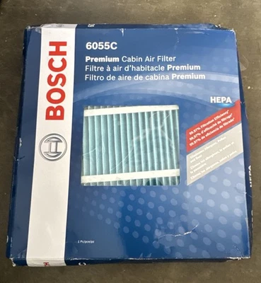 Filtro de aire de cabina Bosch HEPA 6055C apto para Lexus ES300h GS350 GX460 LX570 NX200t NX3 Foto 1 de 2