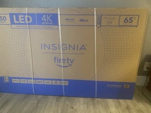 Insignia™ - 65" Class F50 Series LED 4K UHD Smart Fire TV. Color black - Picture 1 of 1