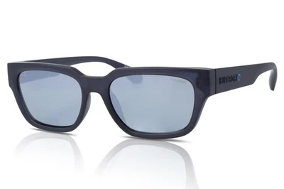 Superdry Sole Uomo SDS-5004 106 Opaco Navy / Fumo con Argento Specchio - Immagine 1 di 4