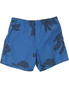 SUNDEK Mens Swimming Shorts XL Blue Floral Nylon DP21 - Picture 1 of 4