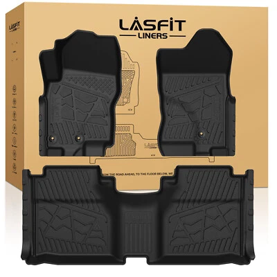 Floor Mats for Nissan Frontier 2019-2021 King Cab TPE 1st & 2nd Row Floor Liners Foto 1 de 4
