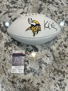 KJ Osborn Signed Football JSA COA Autographed NFL Minnesota Vikings Miami - Picture 1 of 1