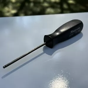 Snap On Tools SDAB7 Classic Black Hard Handle 7/64” Hex Ball Screwdriver VTG USA - Picture 1 of 12