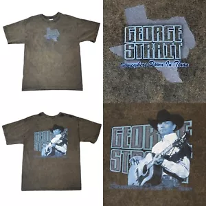 George Strait Somewhere Down In Texas Tour T-Shirt Large 90s 2000s Country Rare - Bild 1 von 8