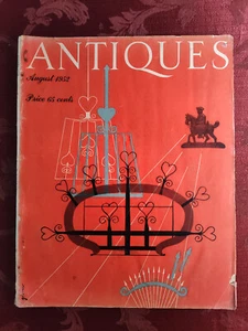 Rare ANTIQUES Magazine August 1952 Ironwork Cast Iron Staffordshire ware - Picture 1 of 1