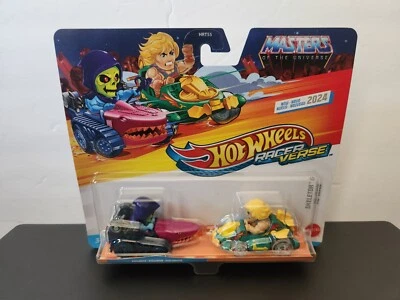 HOT WHEELS RACER VERSE SKELETOR & HE-MAN 2 PACK - Image 1 of 3